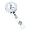 View the Domed Metal Retractable Badge Holder with Slip Clip