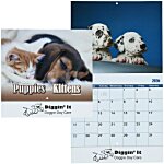 Paws - Puppies & Kittens Calendar - Stapled