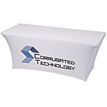 Hemmed Closed-Back UltraFit Table Cover - 6'