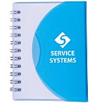 Spiral Curve Notebook - 4-1/4" x 3-1/4" - 24 hr