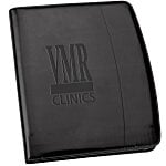 Windsor Reflections Zippered Padfolio - Debossed - 24 hr