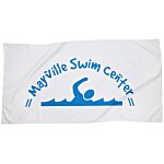 Surf's Up Beach Towel - White