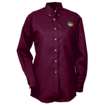 Soil Release Button Down Poplin Shirt - Ladies' - 24 hr