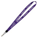 Big Lanyard - 7/8" - 34" - Snap with Metal Bulldog Clip