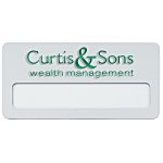 Atlanta Vogue Name Badge - 1-1/2" x 3" - Jeweler's Pinback