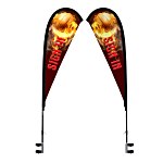 Standard 10' Event Tent - Sail Sign Banner Kit - Two Sided