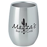 Stainless Steel Stemless Wine Glass - 9 oz.
