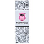 Coloring Bookmark - Floral