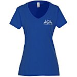 Team Favorite 4.5 oz. V-Neck T-Shirt - Ladies' - Screen