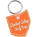 Ohio Soft Keychain - Translucent