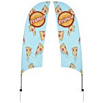 Outdoor Value Razor Sail Sign - 10-1/2' - Two Sided