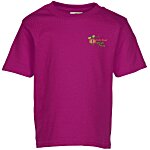 5.2 oz. Cotton T-Shirt - Toddler - Embroidered