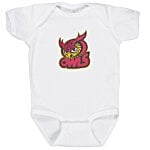 Rabbit Skins Infant Onesie - White - Embroidered