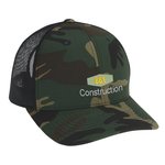 Richardson Trucker Snapback Cap - Army Camo