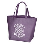 Crosshatched Non-Woven Tote Bag - 24 hr