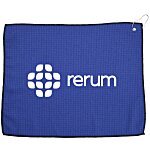 Waffle Knit Golf Towel - 15" x 18" - 24 hr