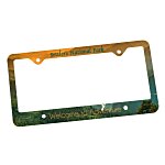 Full Color License Plate Frame Imprint