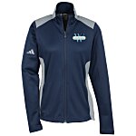 adidas Textured Mixed Media Full-Zip Jacket - Ladies'
