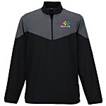 adidas Heather Chevron 1/4-Zip Wind Pullover - Men's