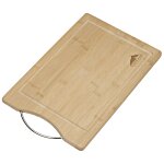 Home Basics Bamboo Board with Handle - 10" x 15"
