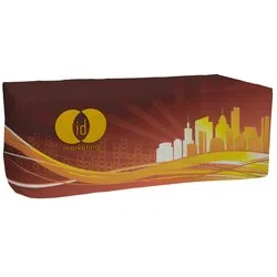 The Closed-Back Fitted Table Cover - 8 foot