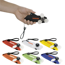 Wind-Up Mini Fan with Light