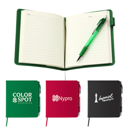 Slim Leatherette Notebook Set