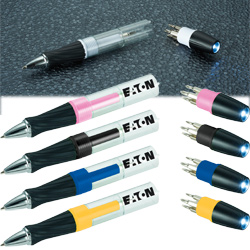 Lighted Pen with 7 Piece Screwdriver
