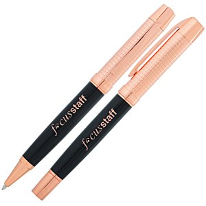 Dayton Twist Metal Pen and Rollerball Pen Set