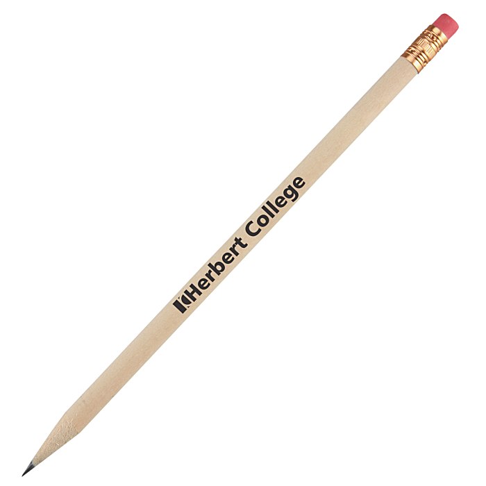 Natural Wood Pencil 103788 Imprinted with
