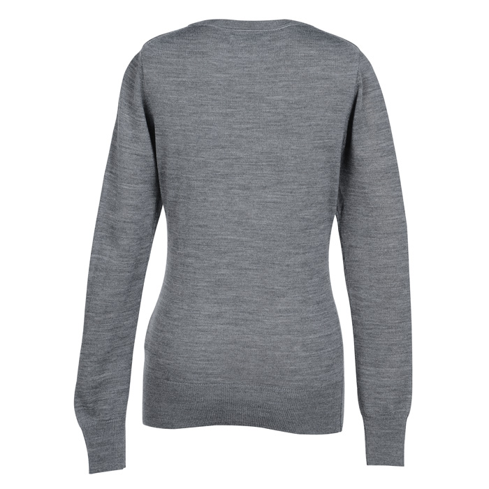 4imprint.com: Cutter & Buck V-Neck Merino Blend Sweater - Ladies