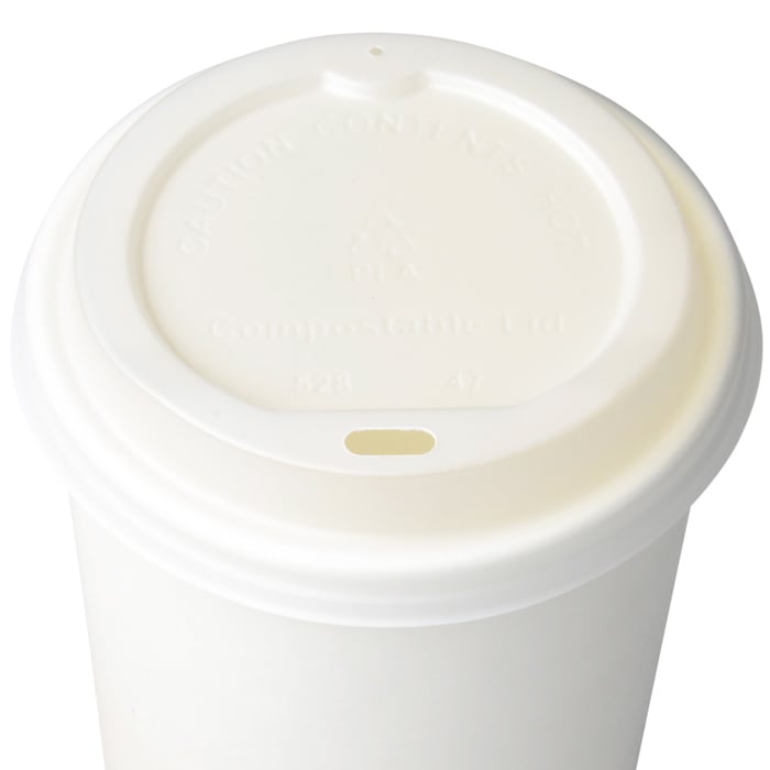 Imprint Full Color Insulated Paper Cup With Lid Oz L