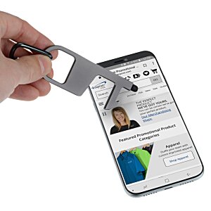 Imprint Tag Along Touchless Door Opener With Carabiner