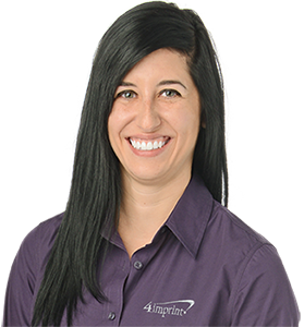 Trista 4imprint customer service rep