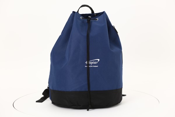 Drawstring Tote Backpack 360 View