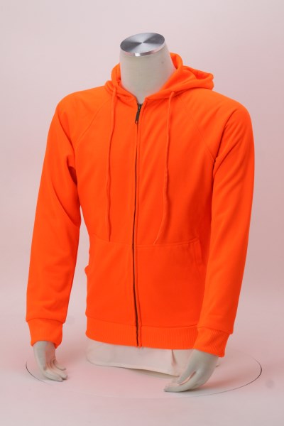 Thermal-Lined Full-Zip Sweatshirt - Brights - Embroidered 360 View