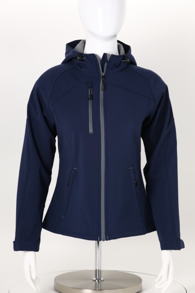 North End Hooded Soft Shell Jacket - Ladies' 360 View