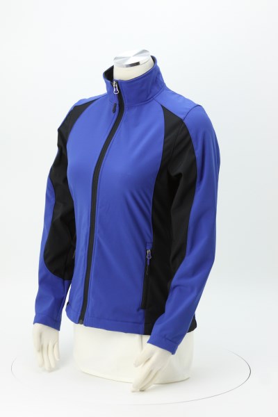 4imprint.com: Sport Colorblock Soft Shell Jacket - Ladies' 119676-L