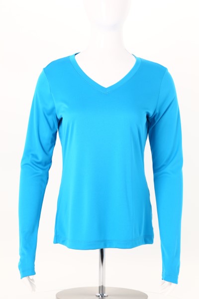 Contender Athletic LS V-Neck T-Shirt - Ladies' - Screen 360 View