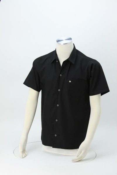 Snap Front Cook Shirt 360 View