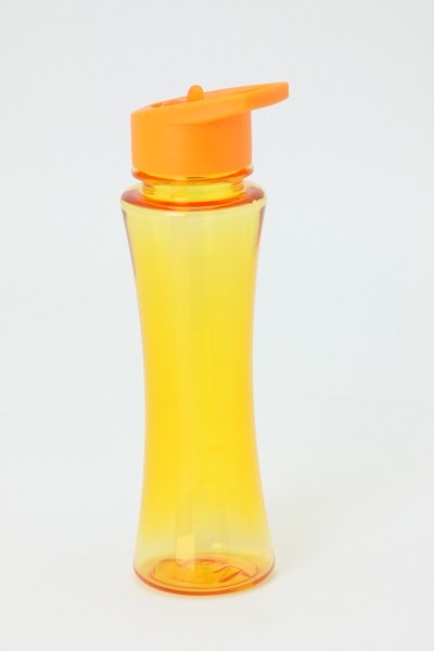Curve Bottle with Flip Straw Lid - 17 oz. 360 View