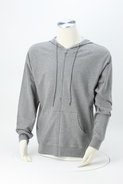 French Terry Fashion Full-Zip Hoodie 360 View
