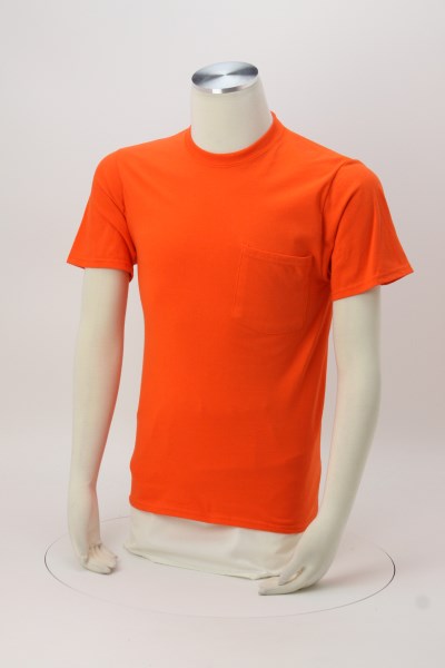 Soft Spun Cotton Pocket T-Shirt - Colors 360 View
