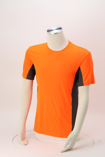 Stain Release Performance Colorblock T-Shirt - Men's - Screen 360 View