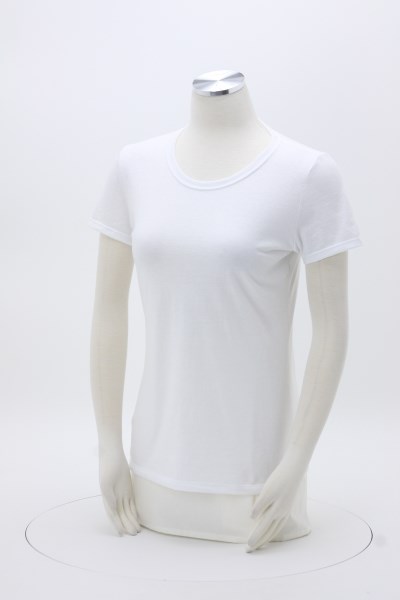 Jerzees Dri-Power 50/50 T-Shirt - Ladies' - White - Screen 360 View