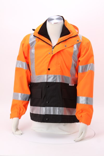 Industry 3-in-1 Reflective Jacket 360 View
