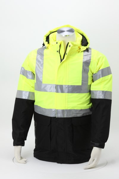 High Visibility Heavyweight Safety Parka 360 View