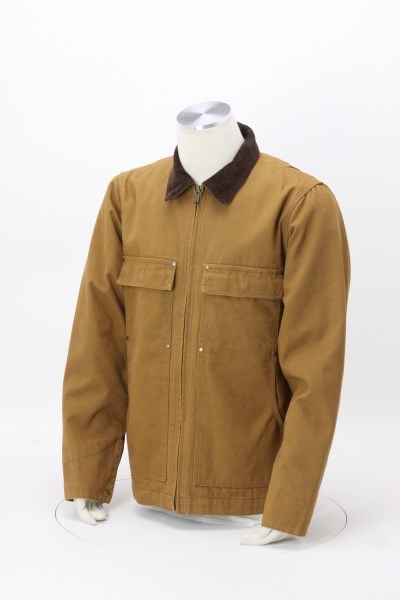 Washed Duck Cloth Work Coat 360 View