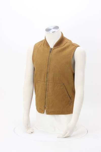 Washed Duck Cloth Work Vest 360 View