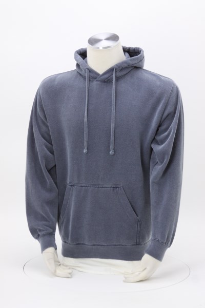 Comfort Colors Garment-Dyed Hoodie - Embroidered 360 View